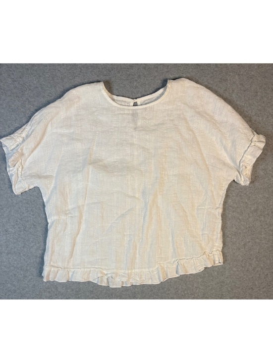 Lina tomei Tops - Lina Tomei White Linen Made in Italy Size Medium